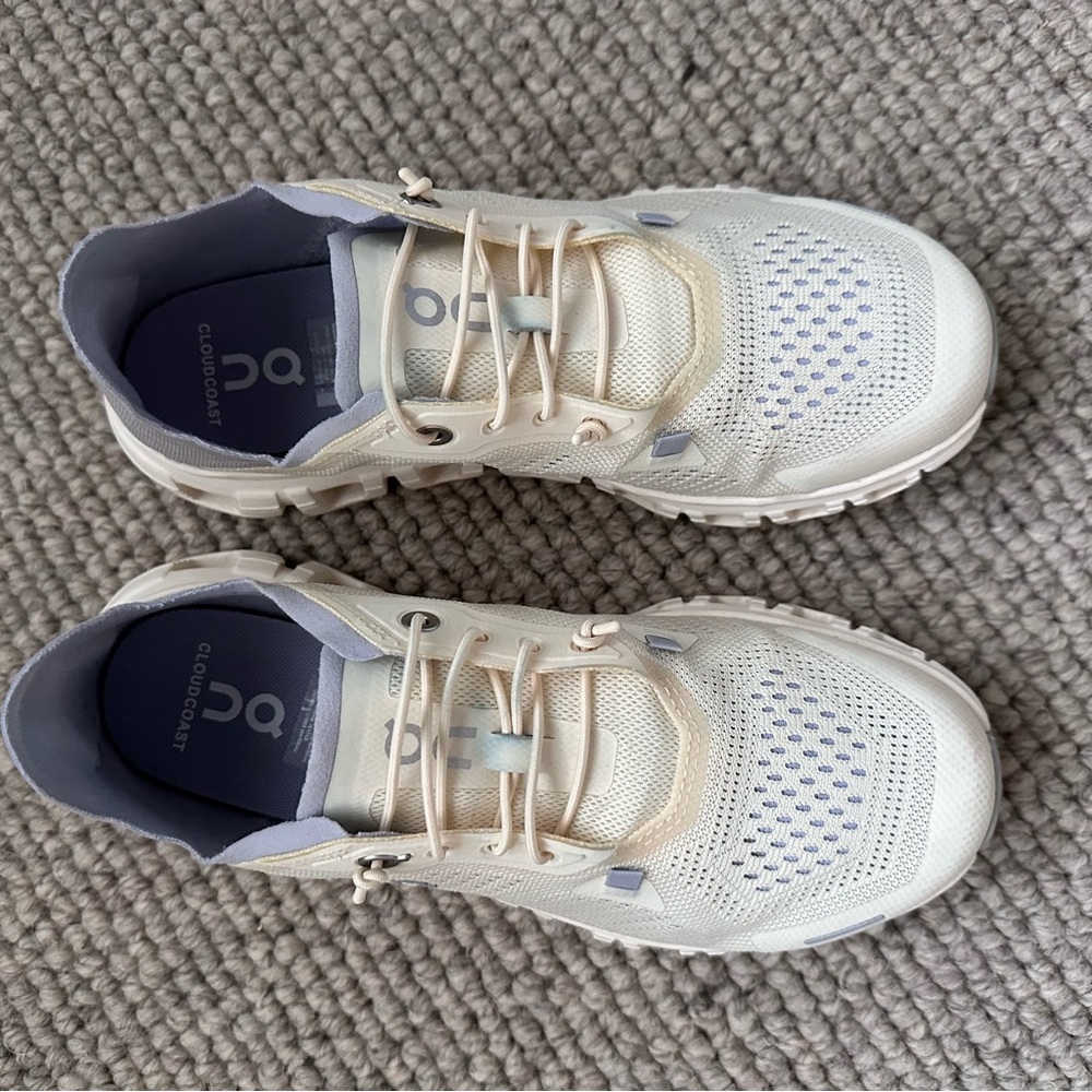 On Running Cloudcoast Sneakers in Cream